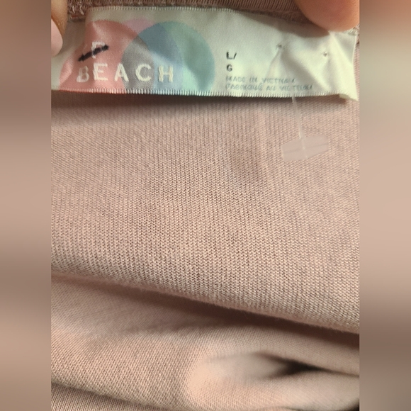 Free People Valley Mini Beach Dress Pink Size Large 💗 - Picture 4 of 5